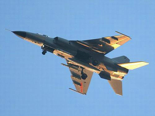 資料圖：進行訓練中國空軍飛豹戰機。