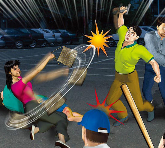 一名臺灣女子甘愿用肉身為男友擋子彈。（示意圖，來自臺媒）