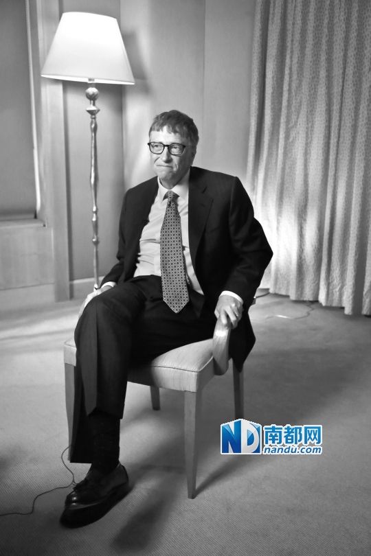 比爾·蓋茨接受美國《滾石》雜志專訪。