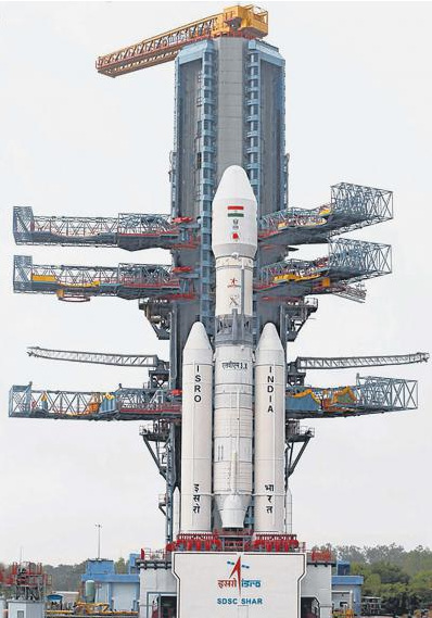 印度最新研制的地球同步衛星發射火箭“馬克III型”(Mark III)。