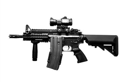 M16步槍，全槍長：986mm，空槍重：3.26公斤，戰斗全重：4公斤，最大有效射程：800米