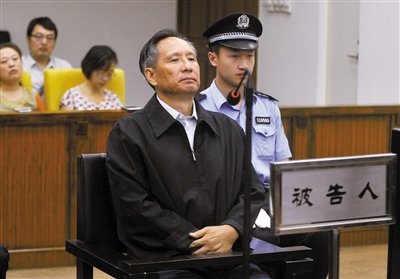 9月10日，北京市第二中級人民法院，張曙光在庭審中。