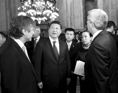 　會(huì)見阿根廷議長。