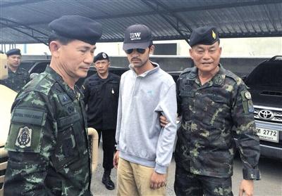 9月1日，泰國警方在泰國與柬埔寨邊境抓獲曼谷爆炸案主要嫌疑犯。圖/CFP