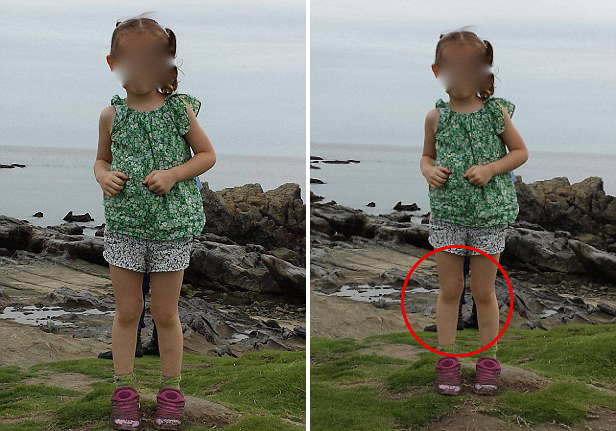 日女童身后驚現幽靈武士走紅 日女童身后驚現幽靈武士走紅