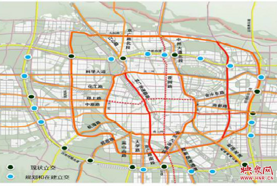 兩環(huán)十七放射景觀廊道建設(shè)。