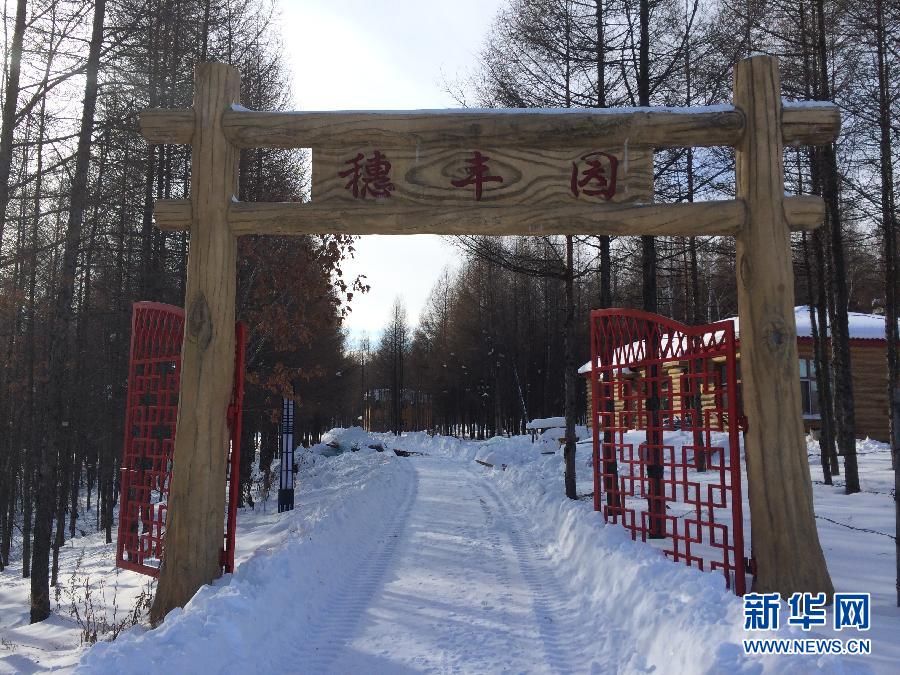 北山一隅的穗豐園（2013年12月8日攝）。新華社記者程子龍攝