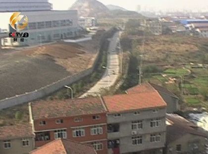 本應沒有居民樓的區域，布滿密密麻麻的樓房