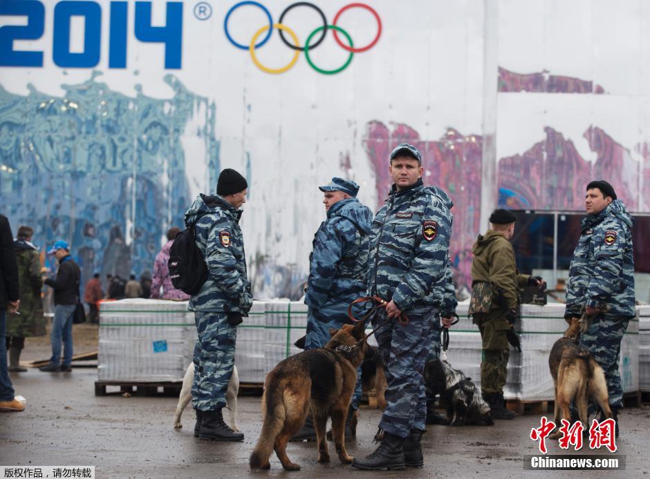 當地時間1月29日，俄羅斯索契，2014年索契冬奧會，俄羅斯軍方在奧林匹克公園周邊部署放空導彈系統。