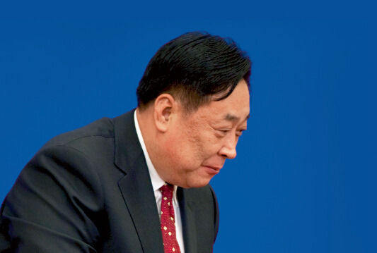張力軍從環保部副部長任上退休兩年多后，被中紀委宣布接受組織調查。資料圖