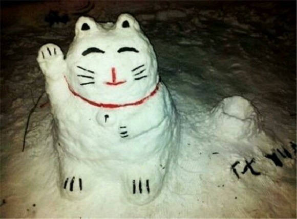 創(chuàng)意十足！日系列卡通雪人走紅